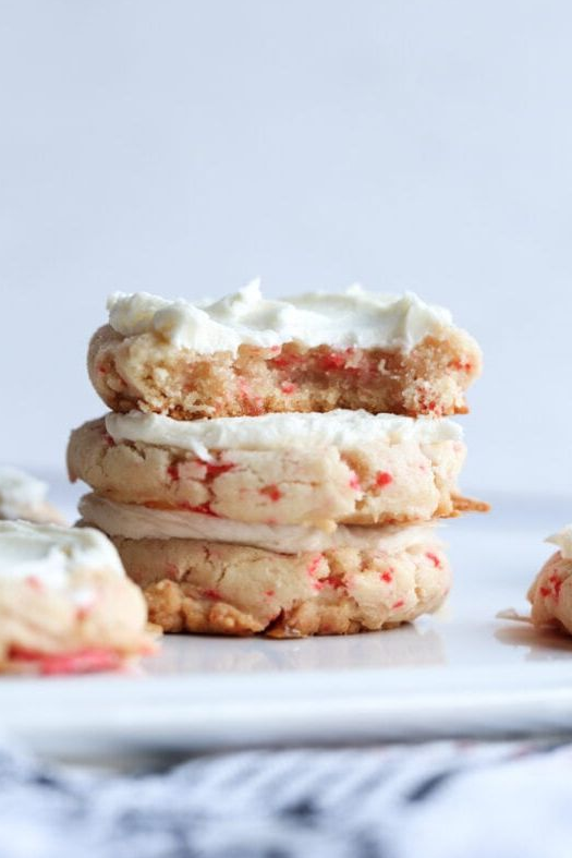 Candy Cane Sugar Cookies