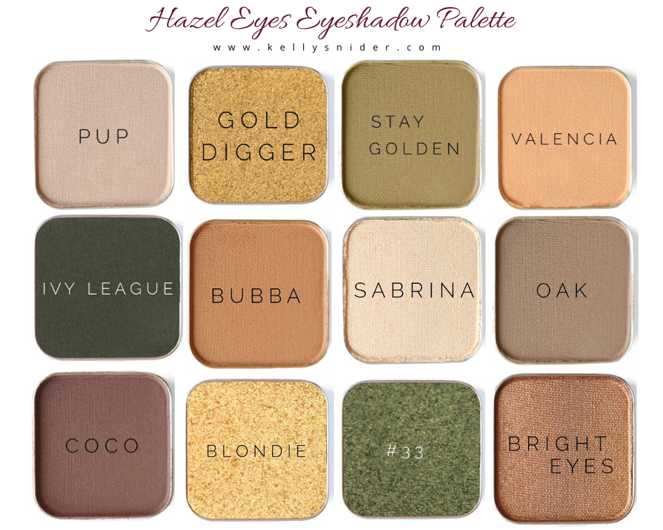 best eyeshadow colors for brown eyes from Maskcara featured by top US beauty blogger and Maskcara artist, Kelly Snider