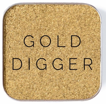 Eyeshadow colors for Hazel eyes. Gold Digger Shimmer Eyeshadow.