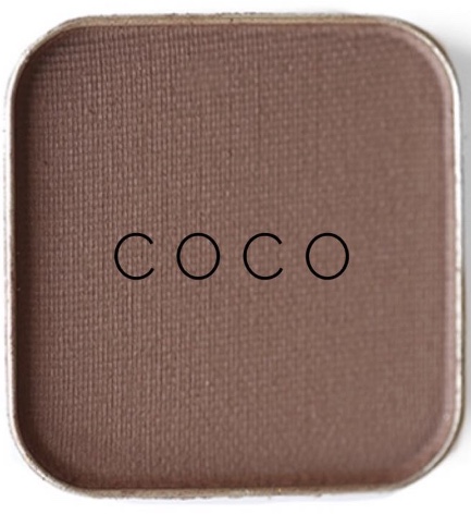 Coco warm brown matte Eyeshadow the perfect shade for green and brown eyes.