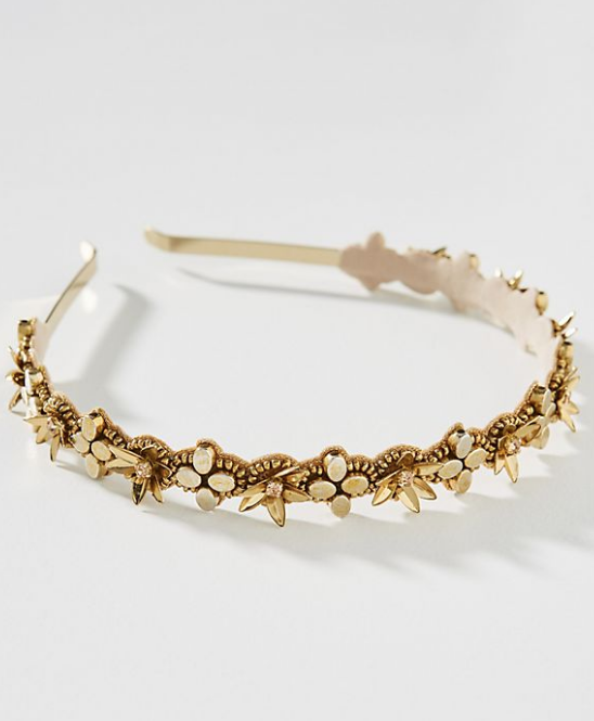 Valentine's Day Gift Ideas for Her by popular Utah life and style blogger, Kelly Snider: image of Anthropologie embellished headband.