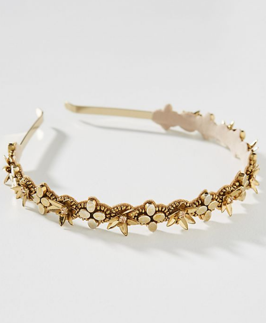 Valentine's Day Gift Ideas for Her by popular Utah life and style blogger, Kelly Snider: image of Anthropologie embellished headband. 