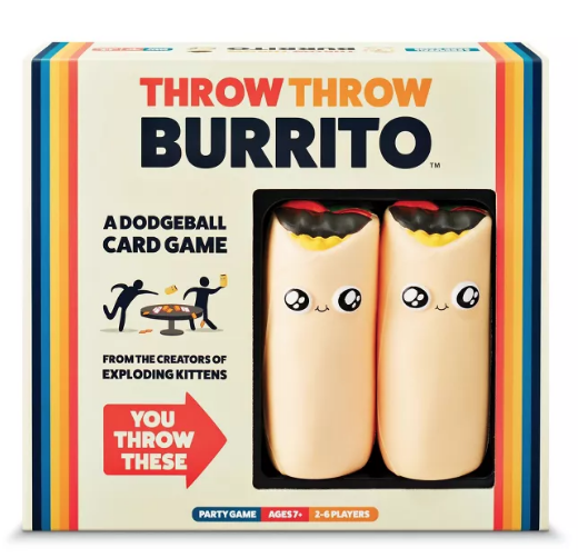 Popular Utah Blogger and Maskcara Beauty Artist Kelly Snider Valentines Day Gift Ideas for him; image of the throw throw burrito gram from target. 