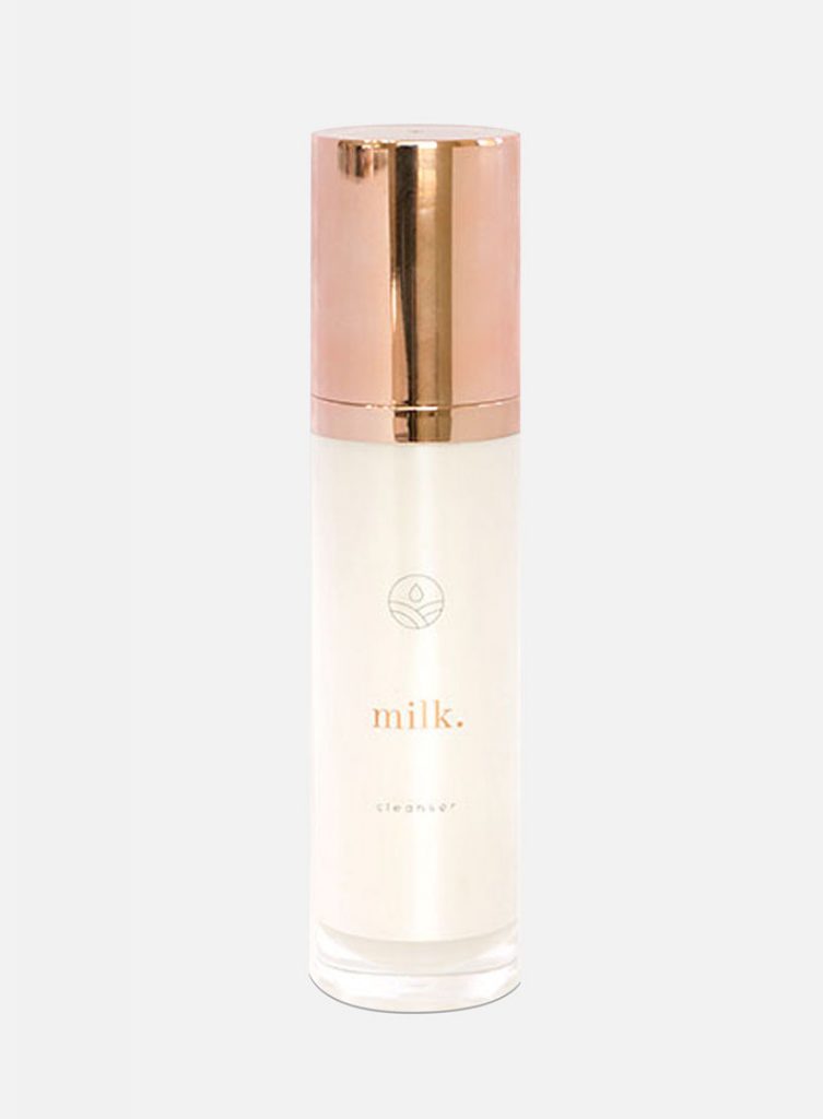 Maskcara Beauty Milk Skincare Line featured by top US beauty blogger and Maskcara Artist, Kelly Snider: Milk cleanser