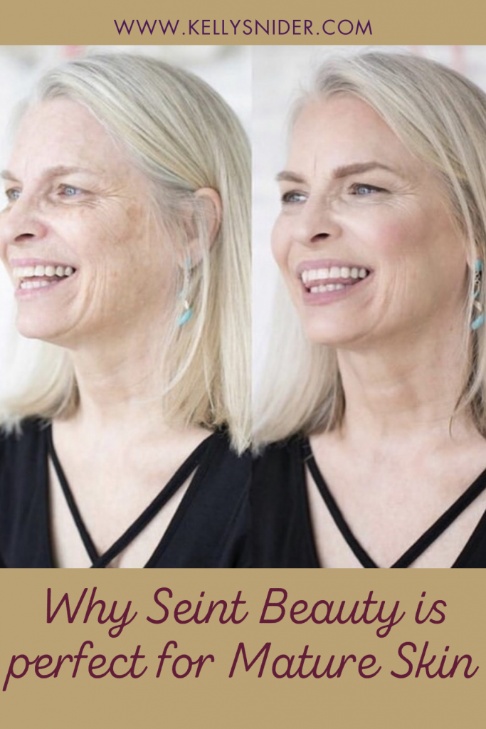 Why Seint Beauty is the perfect makeup for mature skin www.kellysnider.com