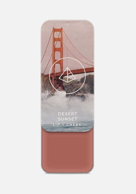 Office Makeup by popular Utah beauty blogger, Kelly Snider: image of Maskcara lip + cheek desert sunset.
