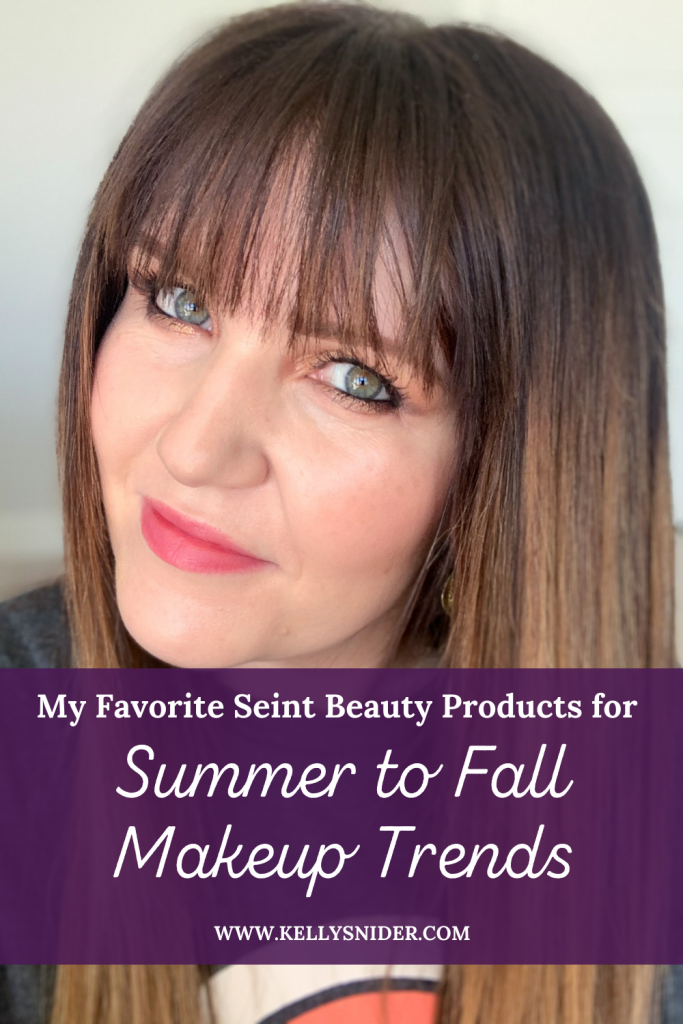 My favorite summer to fall makeup trends from Seint Beauty www.kellysnider.com