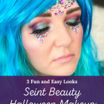 3 Fun and Easy Looks- Seint Beauty Halloween Makeup www.kellysnider.com