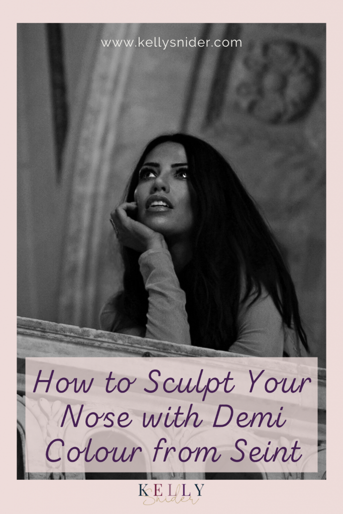 How to sculpt your nose with Demi Colour from Seint Beauty www.kellysnider.com