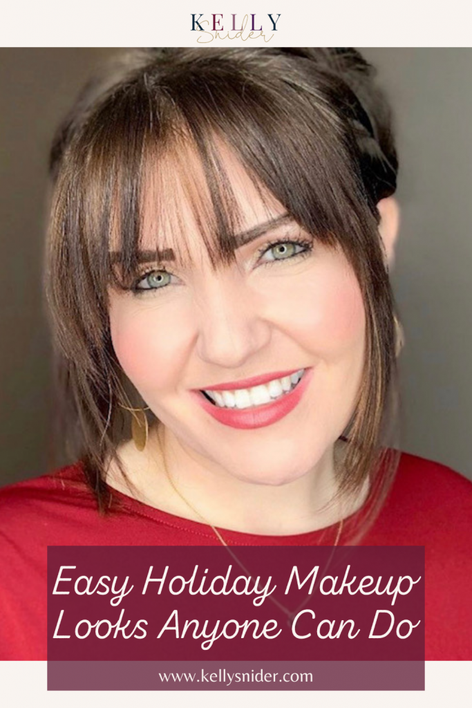 Easy Holiday Makeup Looks Anyone Can Do www.kellysnider.com