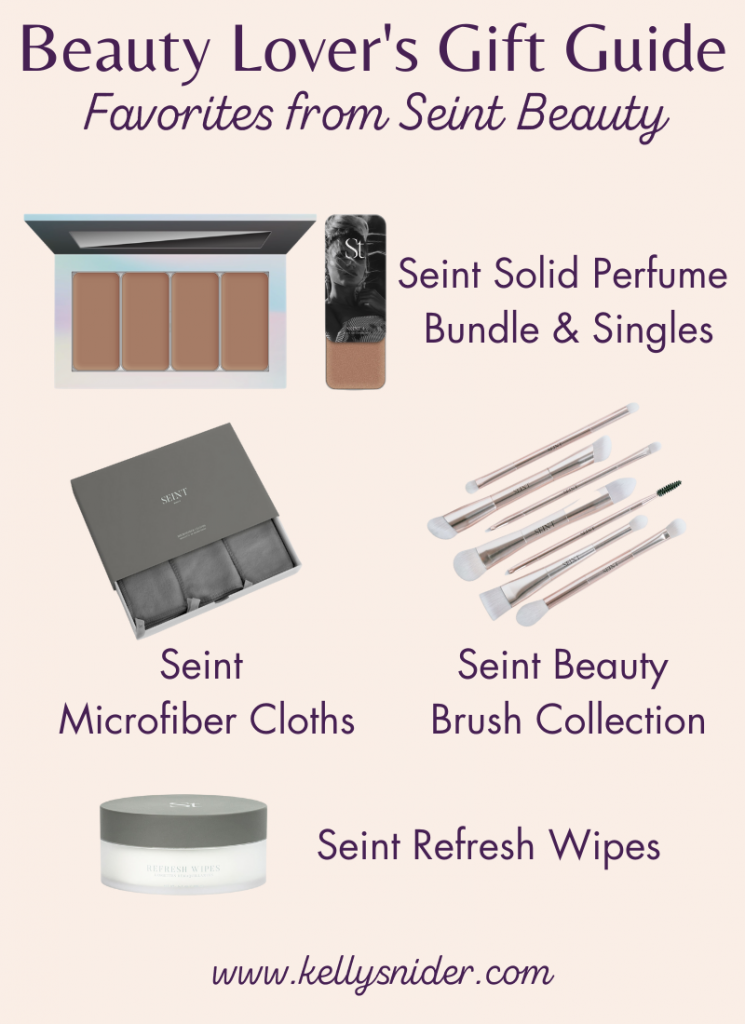 My favorite Seint products for gifting on my beauty lover's gift guides. www.kellysnider.com