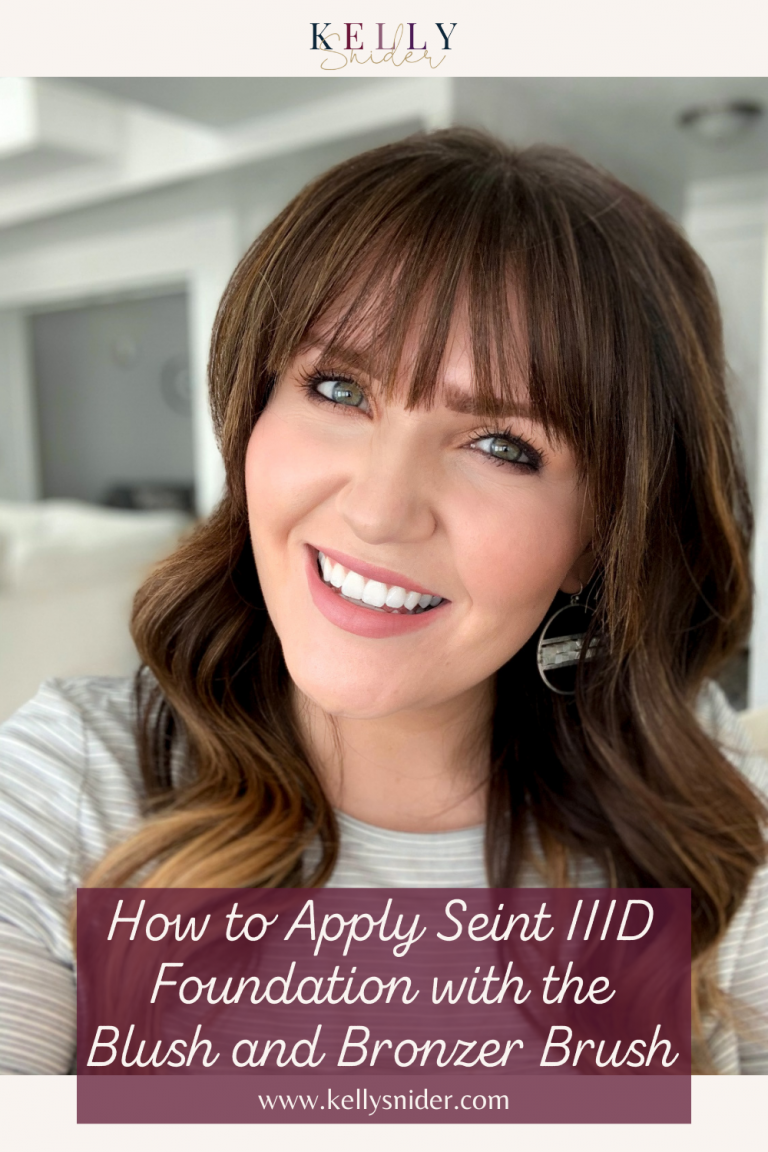 How to Apply Seint IIID Foundation with the Blush and Bronzer Brush