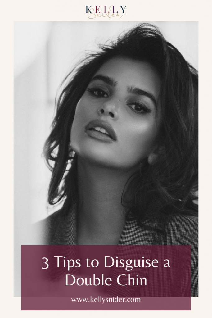3 easy ways for using make-up to hide a double chin. www.kellysnider.com