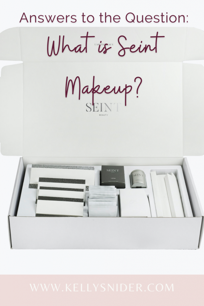 Answers to the question, what is Seint makeup. www.kellysnider.com