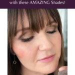 Kelly Snider demonstrating the final look of her two eyeshadow shade look. Kellysnider.com