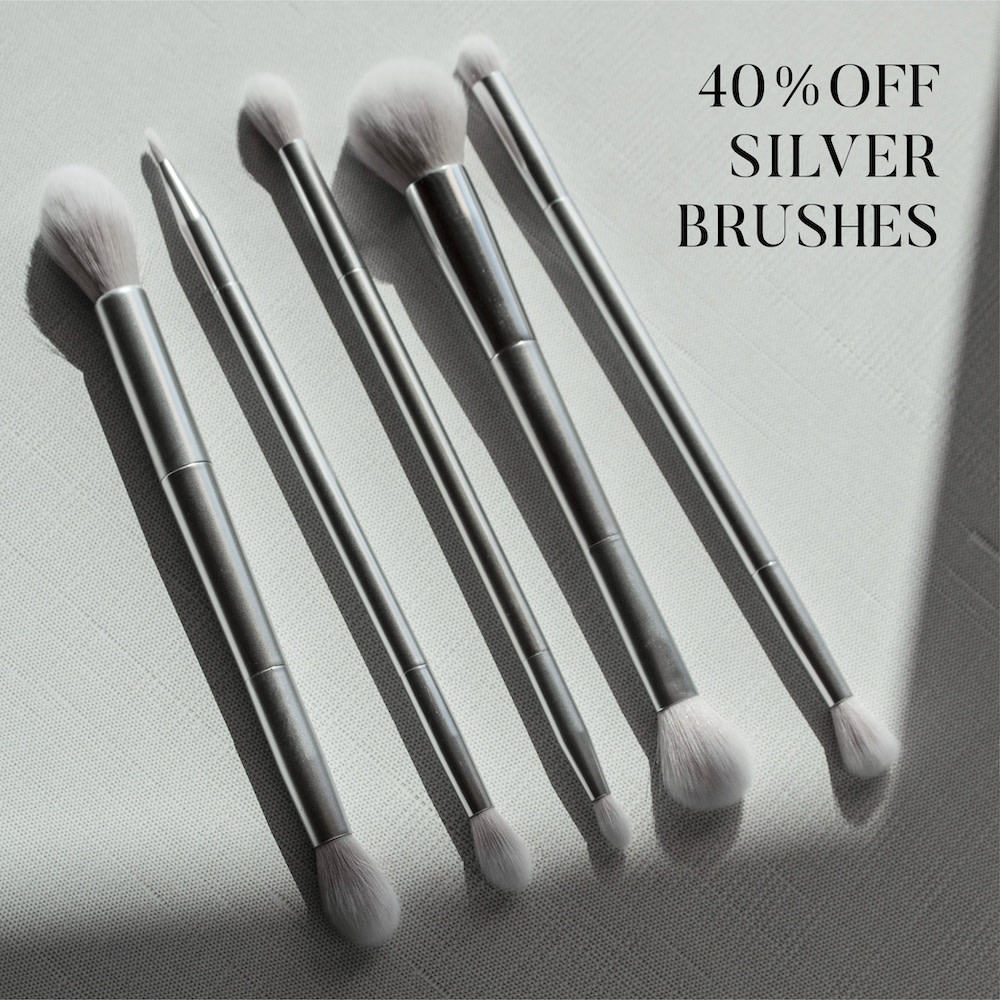 Seint Silver Demi Brushes Sale